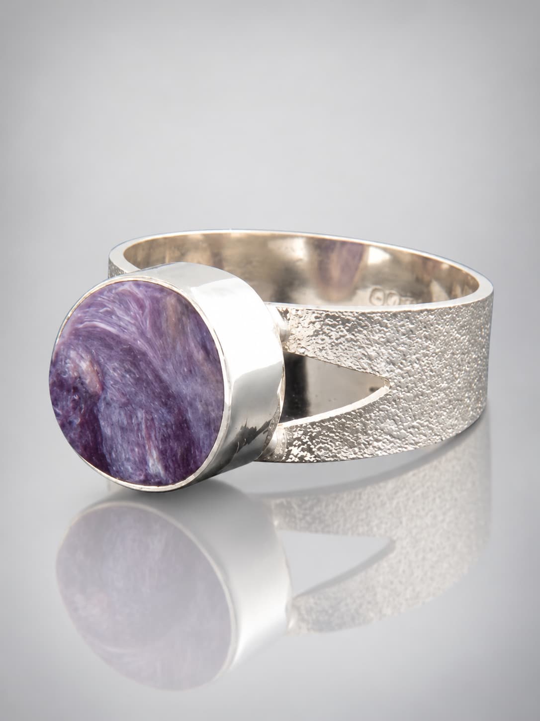 Charoite Ring - Sterling Silver