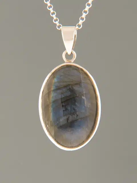 Labradorite Pendant - Sterling Silver