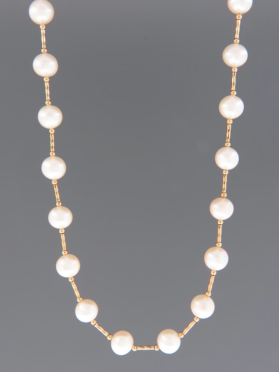 8mm white Pearls with twist beads - YW8HN