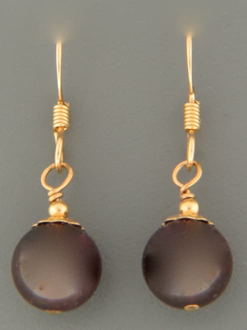 Garnet Earrings - 14ct Gold Filled