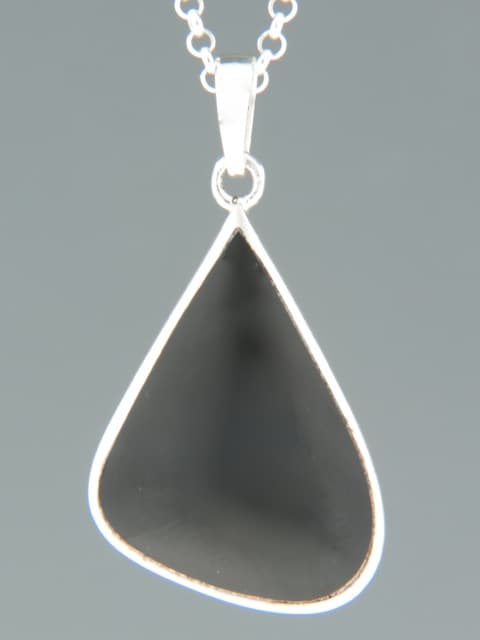 Onyx Pendant - Sterling Silver