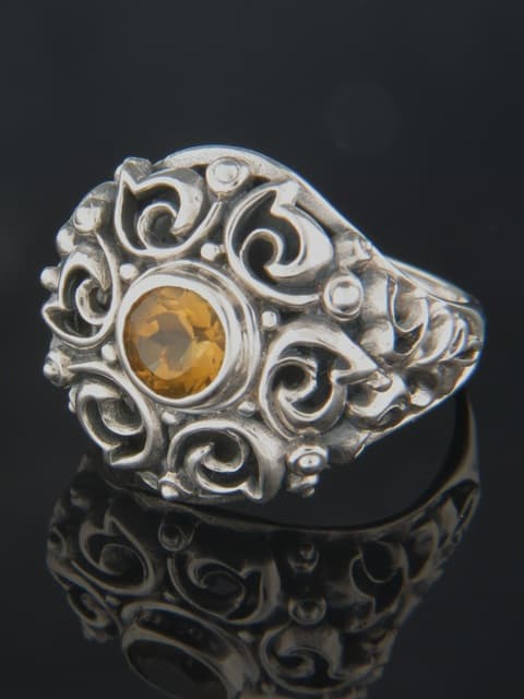Citrine Ring - Sterling Silver