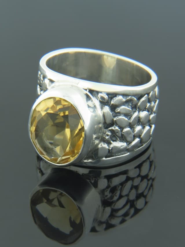 Citrine Ring - Sterling Silver