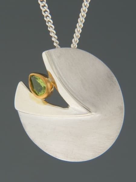 Peridot Pendant - Sterling Silver