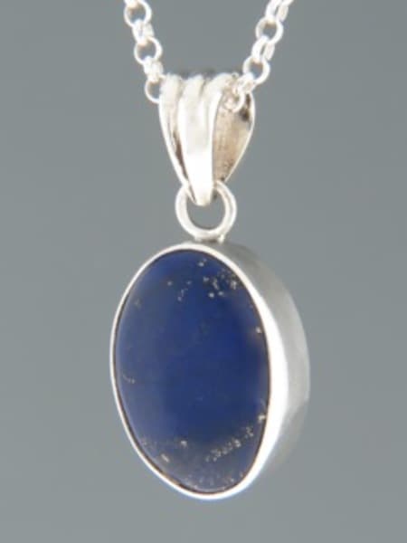 Lapis Lazuli Pendant - Sterling Silver