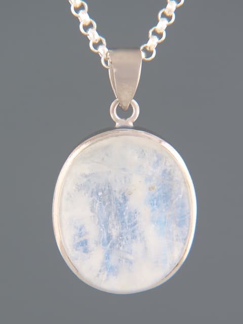 Moonstone Pendant - Sterling Silver