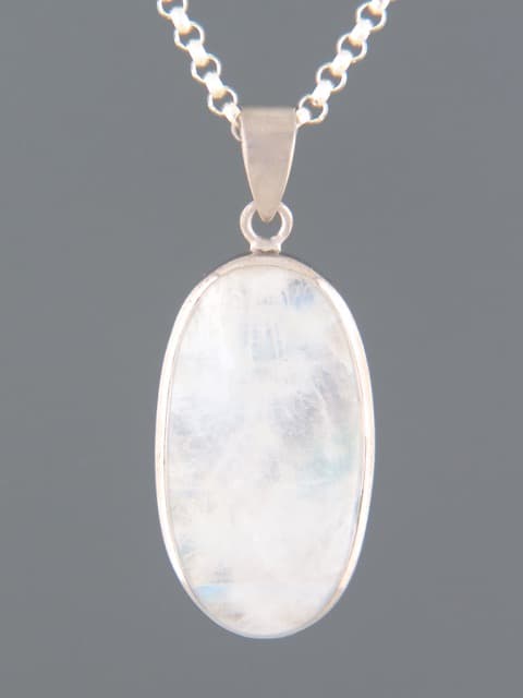 Moonstone Pendant - Sterling Silver