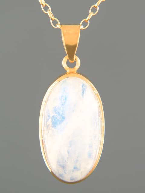 Moonstone Pendant - Gold Vermeil