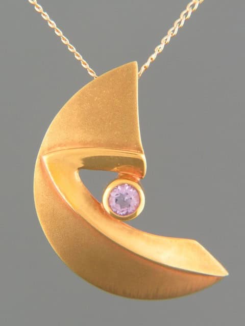 Amethyst Pendant - Gold Vermeil