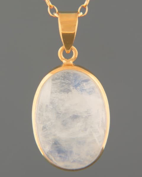 Moonstone Pendant - Gold Vermeil