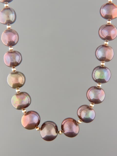 Pearl Necklace with 3mm round beads