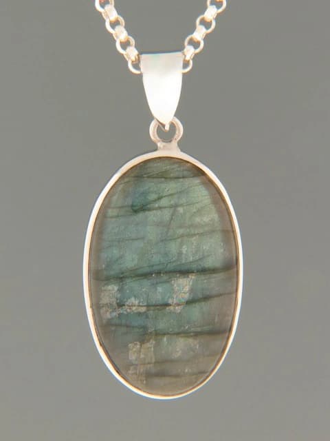 Labradorite Pendant - Sterling Silver
