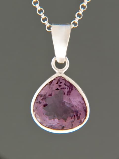 Amethyst Pendant - Sterling Silver