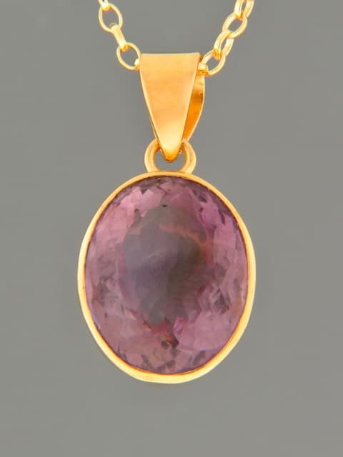 Amethyst Pendant - Gold Vermeil