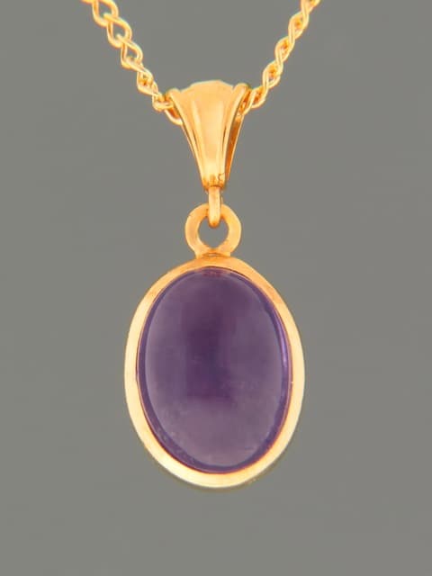 Amethyst Pendant - Gold Vermeil