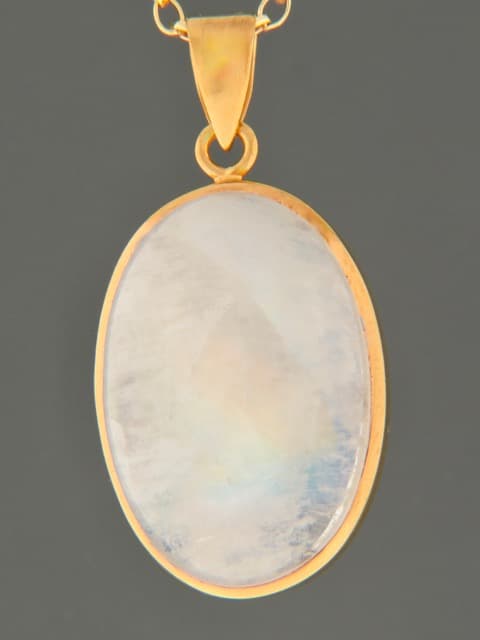 Moonstone Pendant - Gold Vermeil