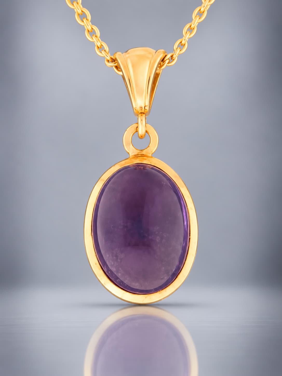 Faceted Amethyst Pendant