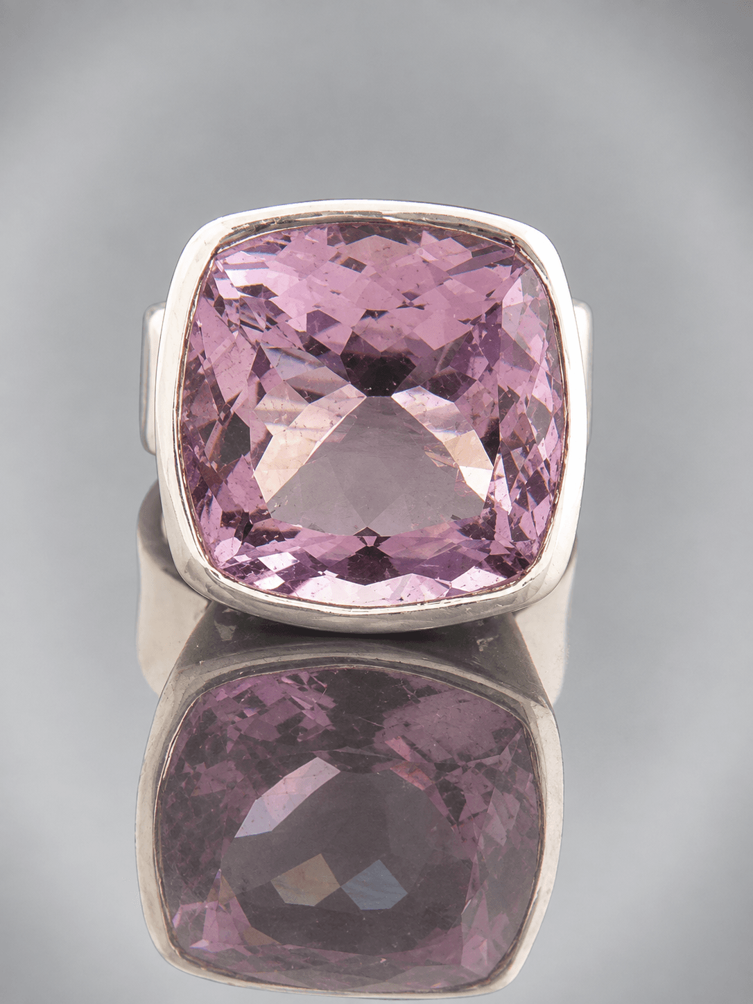 sterling silver amethyst ring