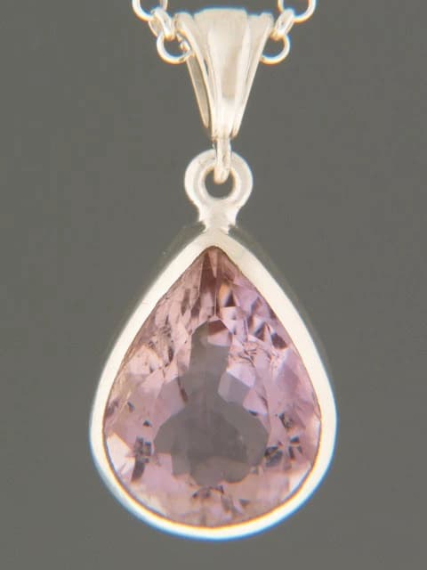 Amethyst Pendant - Sterling Silver