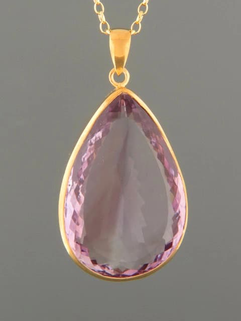 Amethyst Pendant - Gold Vermeil