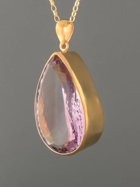 Amethyst Pendant - Gold Vermeil