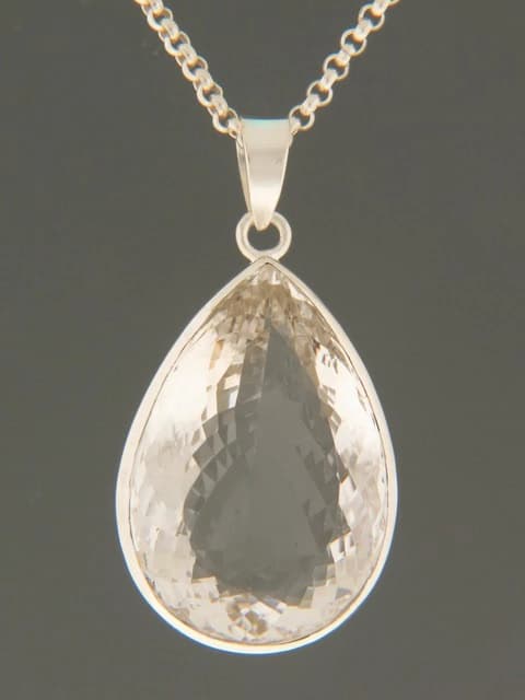 Quartz Crystal Pendant - Sterling Silver