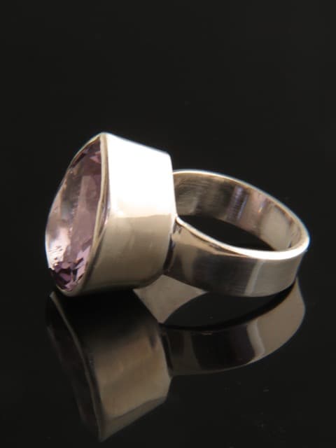 Amethyst Ring - Sterling Silver