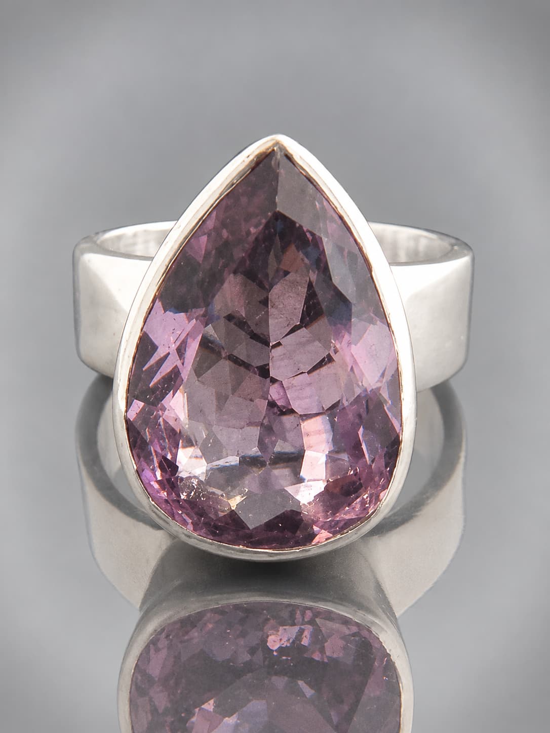 sterling silver amethyst ring