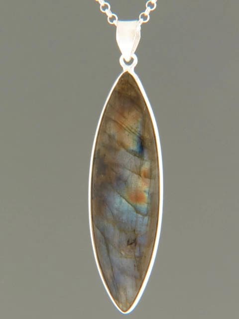 Labradorite Pendant - Sterling Silver