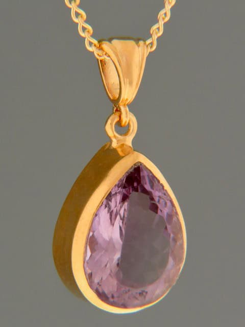 Amethyst Pendant - Gold Vermeil