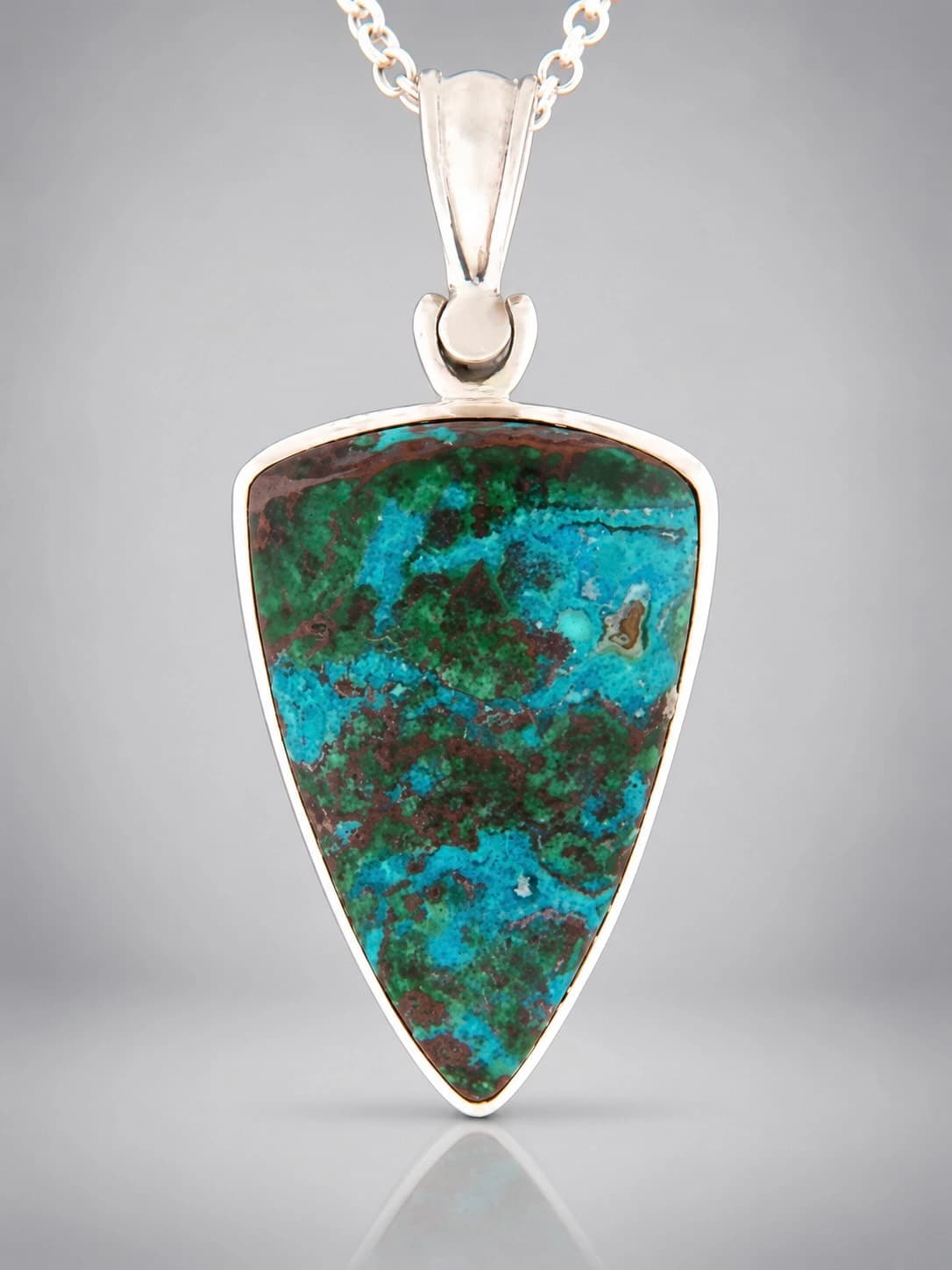 Chrysocolla Sterling Silver pendant