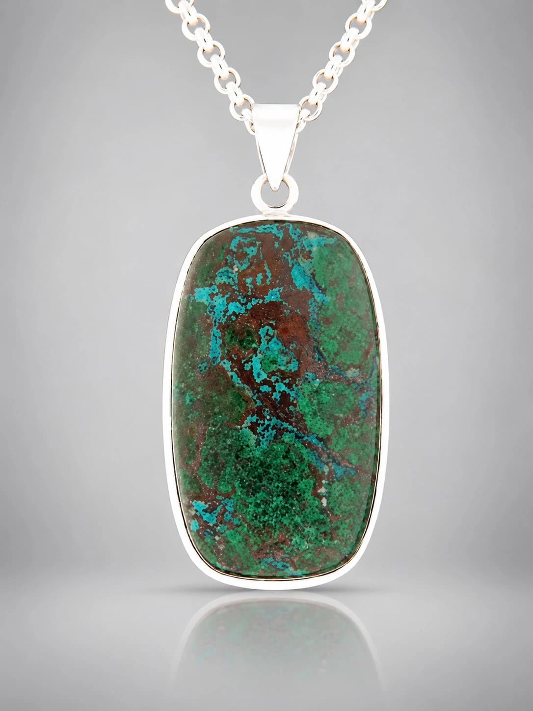 Chrysocolla Sterling Silver pendant