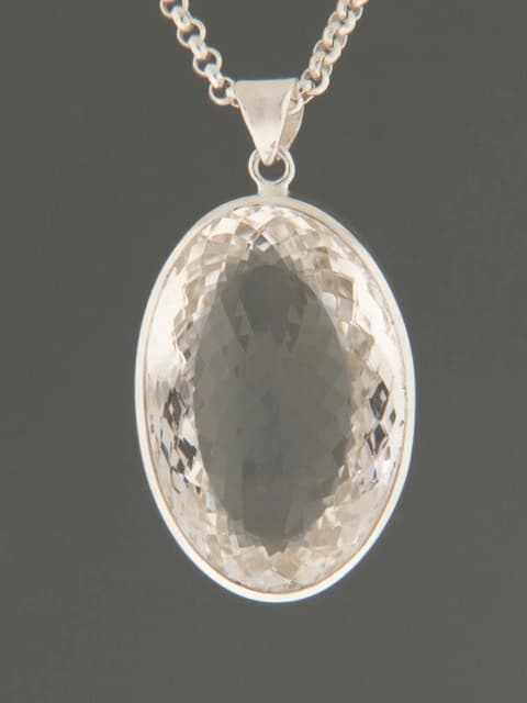 Quartz Crystal Pendant - Sterling Silver