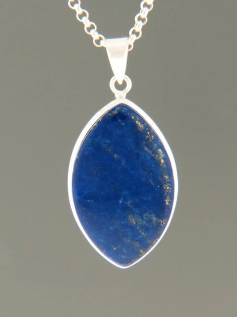 Lapis Lazuli Pendant - Sterling Silver