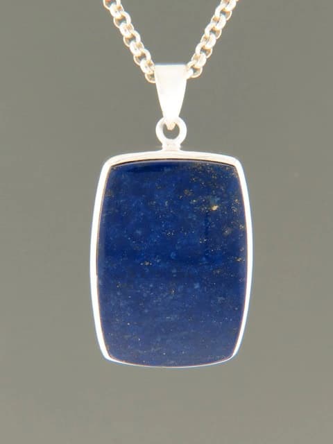 Lapis Lazuli Pendant - Sterling Silver