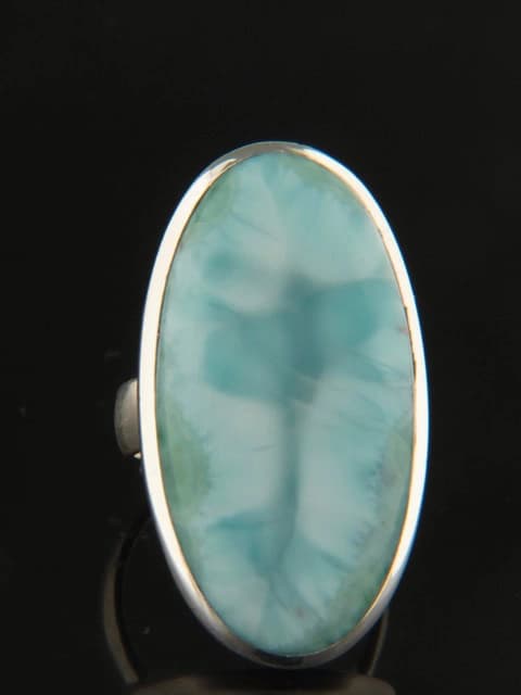 Larimar Ring - Sterling Silver