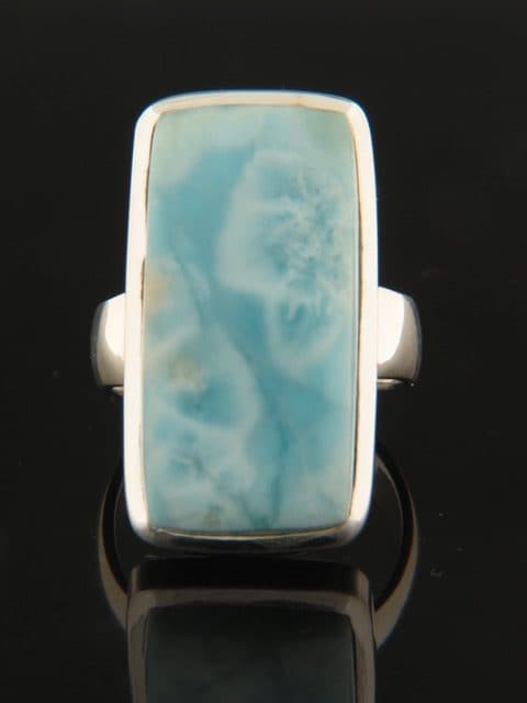 Larimar Ring - Sterling Silver