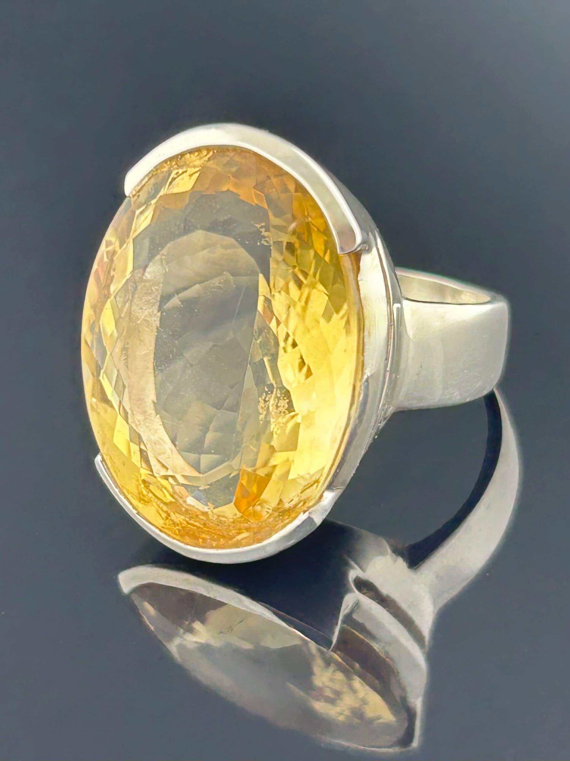 Citrine Ring - Sterling Silver