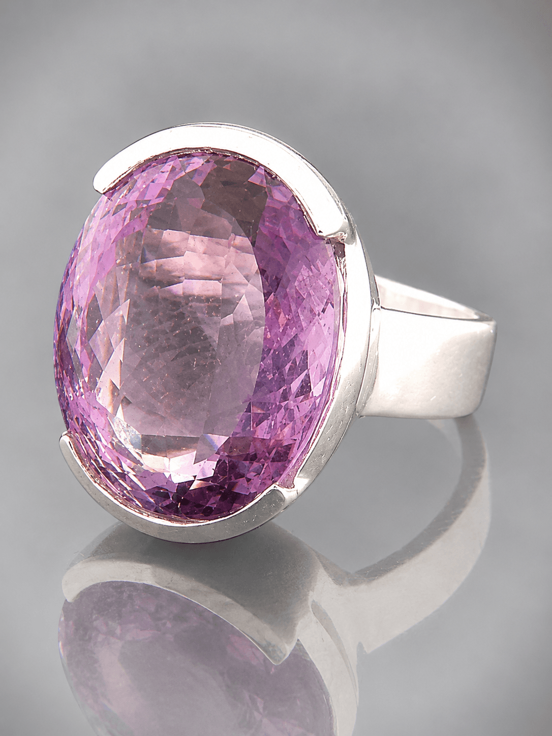 sterling silver amethyst ring