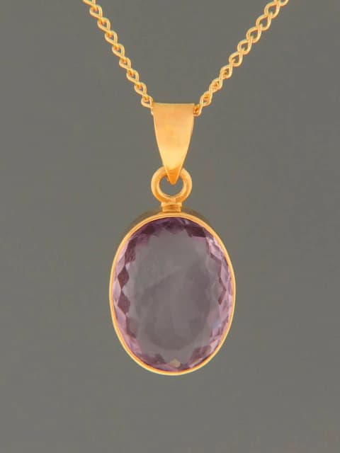 Amethyst Pendant - Gold Vermeil