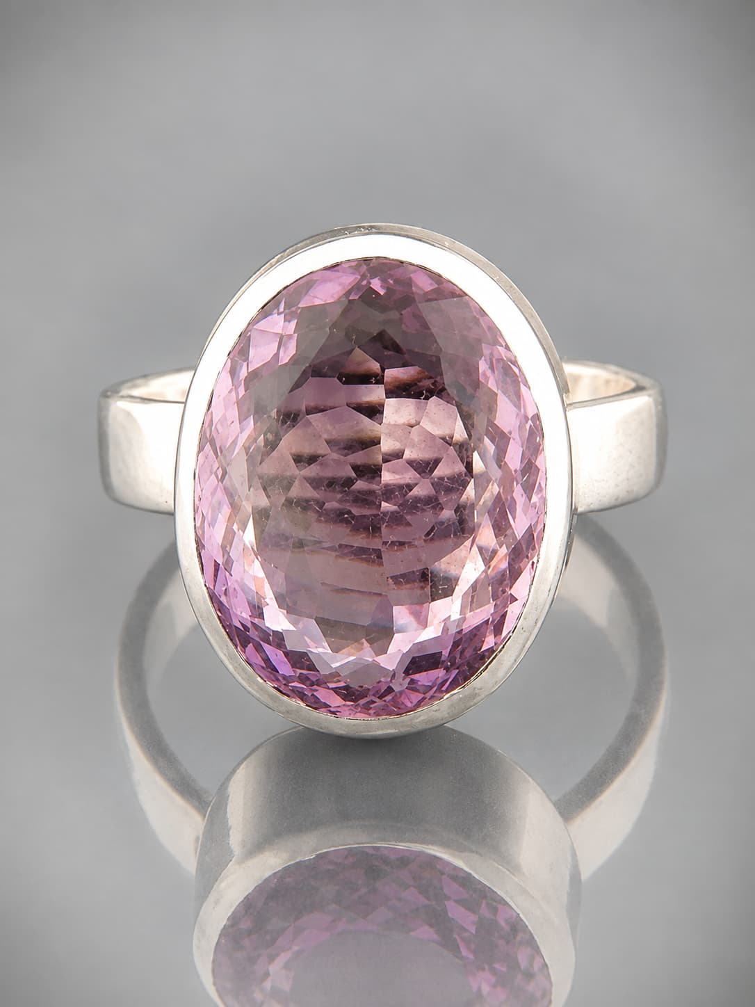 sterling silver amethyst ring