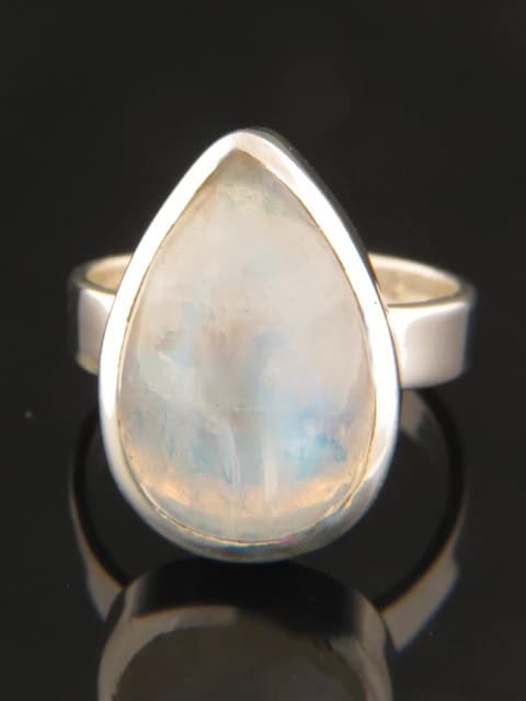 Moonstone Ring - Sterling Silver
