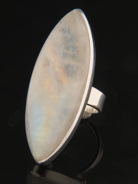Moonstone Ring - Sterling Silver