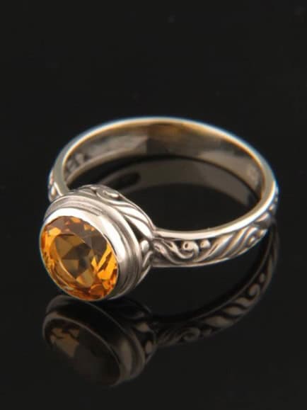 Citrine Ring - Sterling Silver