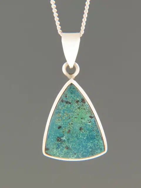 Turquoise Pendant - Sterling Silver