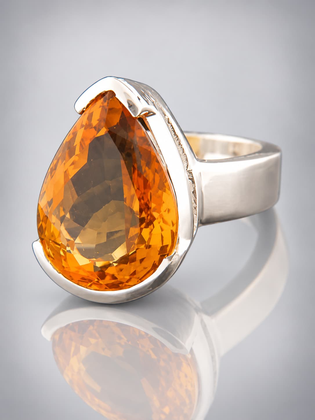 Citrine Ring - Sterling Silver