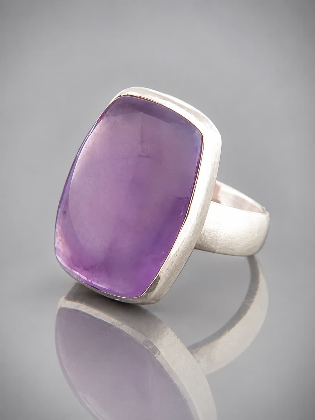 sterling silver amethyst ring