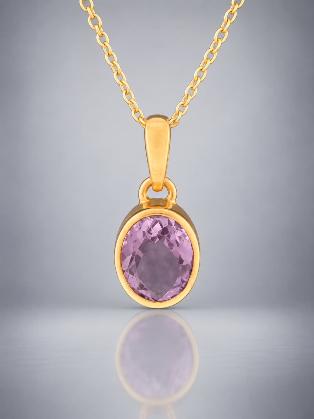 Faceted Amethyst Pendant