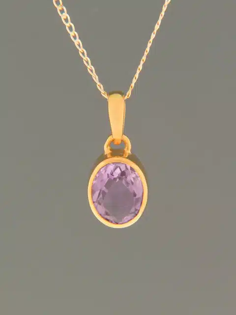 Amethyst Pendant - Gold Vermeil