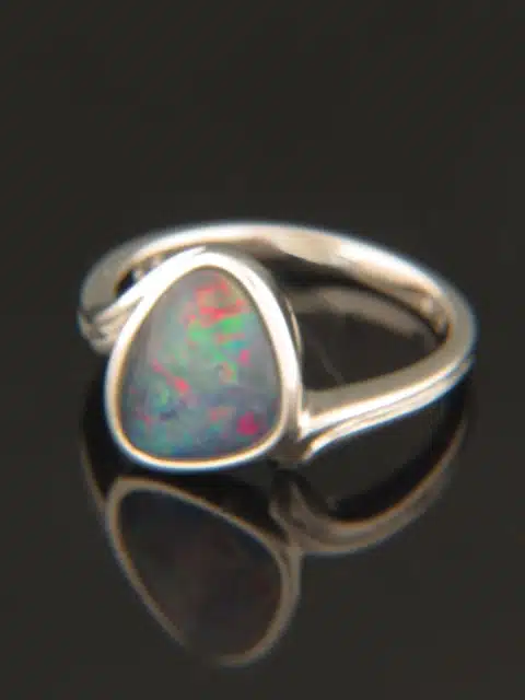 Opal Ring - Sterling Silver